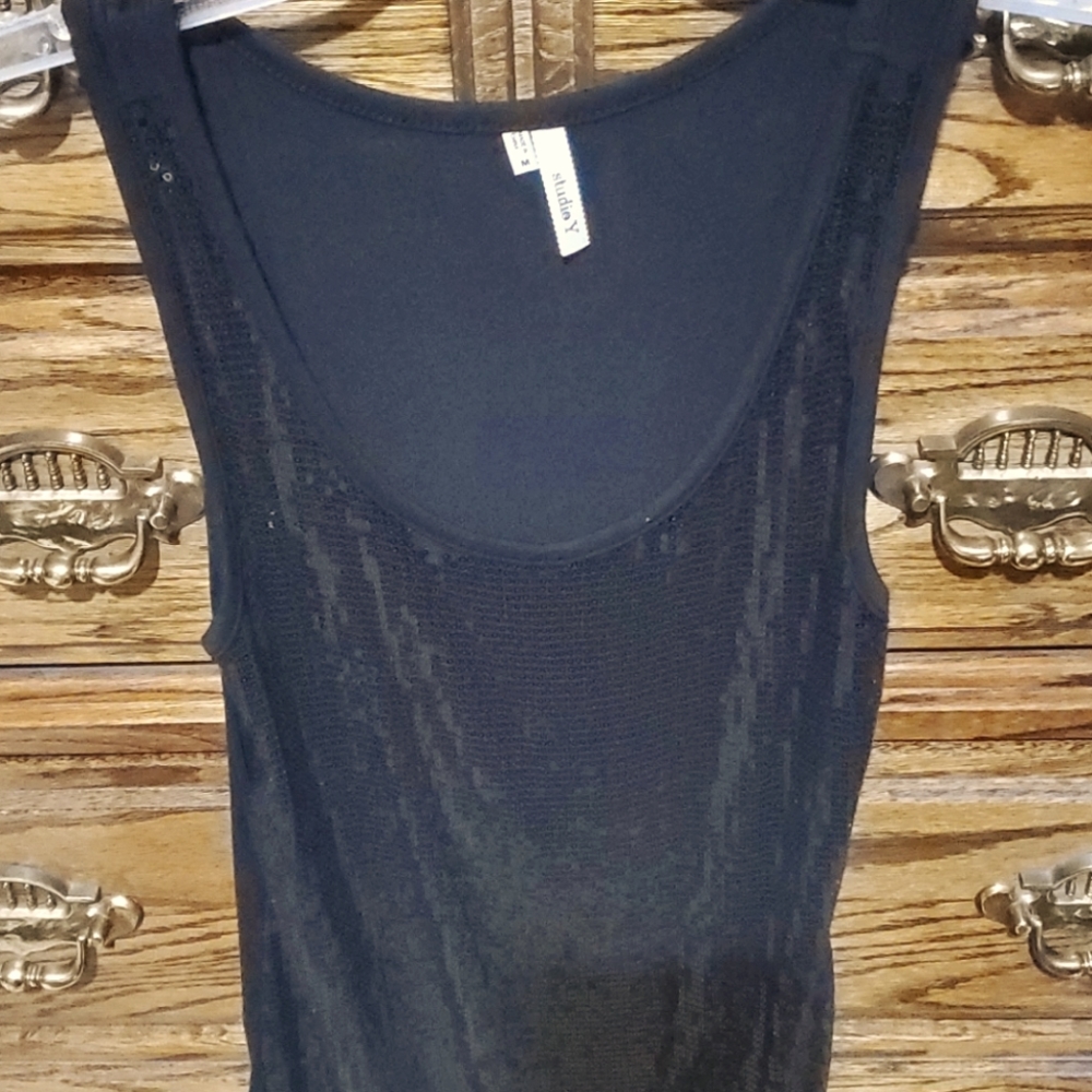 Sequin Tank Top